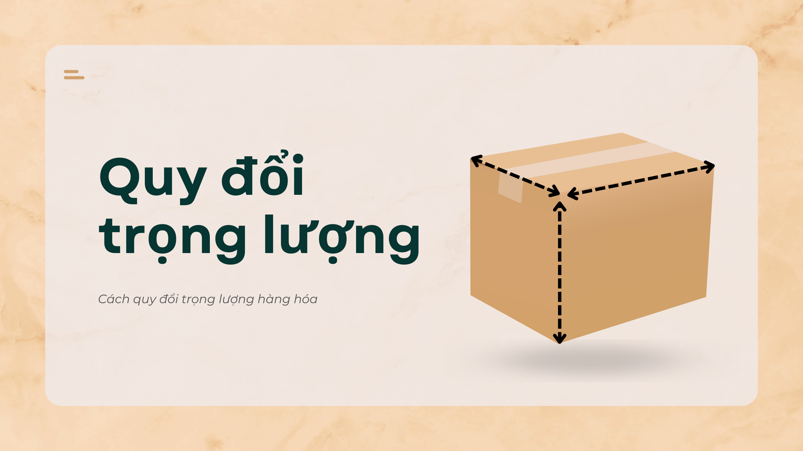 Quy định quy đổi trọng lượng